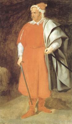 Diego Velazquez Portrait du bouffon don Cristobal de Castaneda y Pernia (Barbarroja) (df02) Germany oil painting art